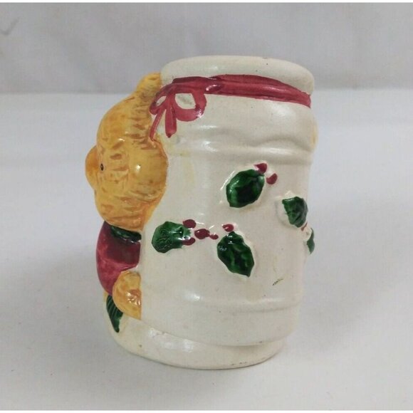 Vintage Seasons Collection Teddy Bears Christmas 3.5" Salt & Pepper Shakers - Picture 3 of 13